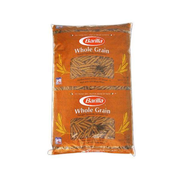 Penne Whole Grain Barilla Two Packusa 160 Ounce Size - 2 Per Case.