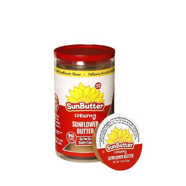 Sunbutter Creamy On The Go Canisters 9 Ounce Size - 6 Per Case.