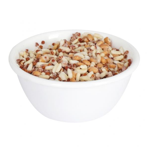 Savor Imports Brown Rice Quinoa Farro Blendfully Cooked Individual Quick Frozen Poun 4 Pound Each - 6 Per Case.