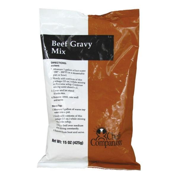 Chefs Companion Brown Gravy Instant Mix 14 Ounce Size - 8 Per Case.