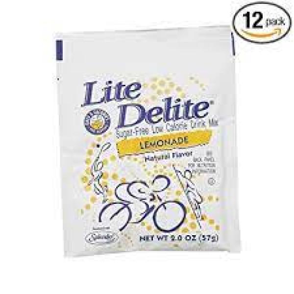 Lite Delite Drink Mix Lemonade 2 Ounce Size - 12 Per Case.