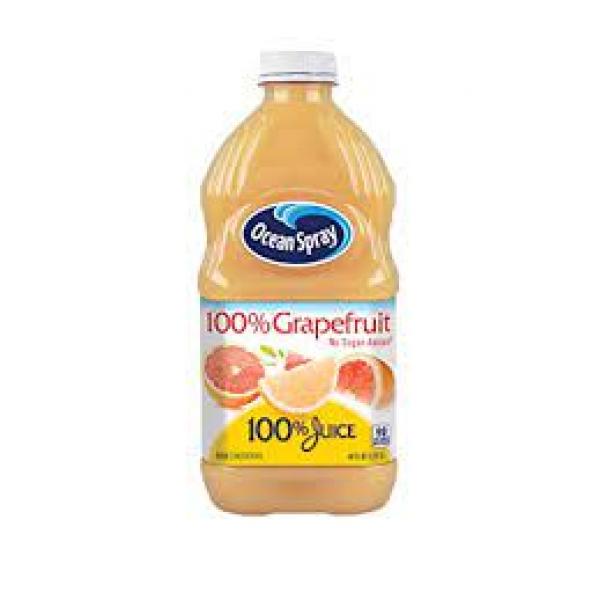Ocean Spray Grapefruit Juice Pink 60 Fluid Ounce - 8 Per Case.