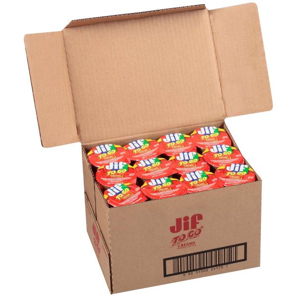 Jif Creamy Peanut Butter To Go 1.5 Ounce Size - 9 Pound Per Case.