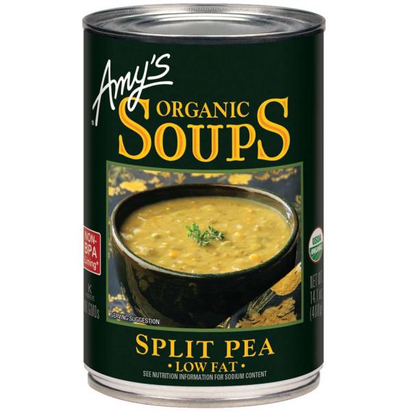 Soup Split Pea Organic 14.1 Ounce Size - 12 Per Case.