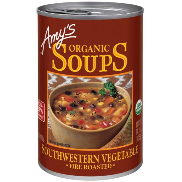 Soup Fire Roasted Southwestern Vegetable Organic 14.3 Ounce Size - 12 Per Case.