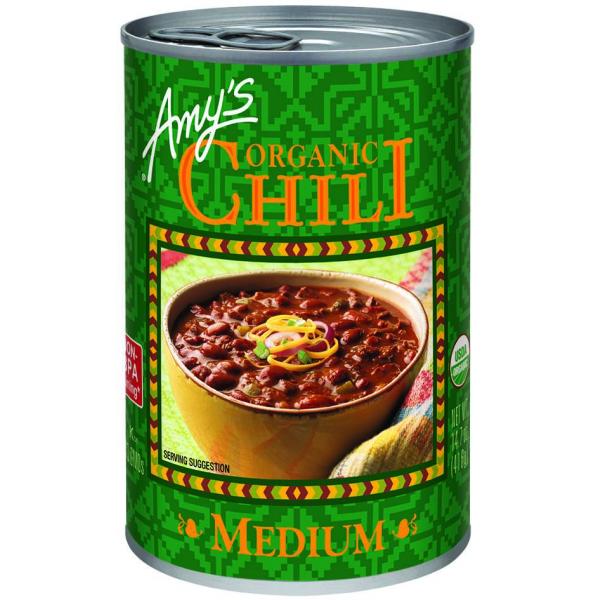 Chili Medium Organic 14.7 Ounce Size - 12 Per Case.
