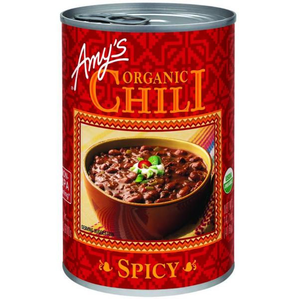 Chili Spicy Organic 14.7 Ounce Size - 12 Per Case.