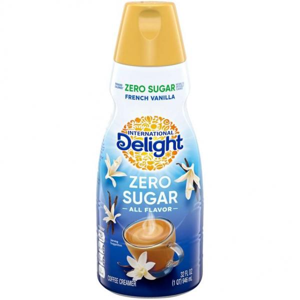 International Delight Esl Sugar Free French Vanilla 32 Fluid Ounce - 6 Per Case.