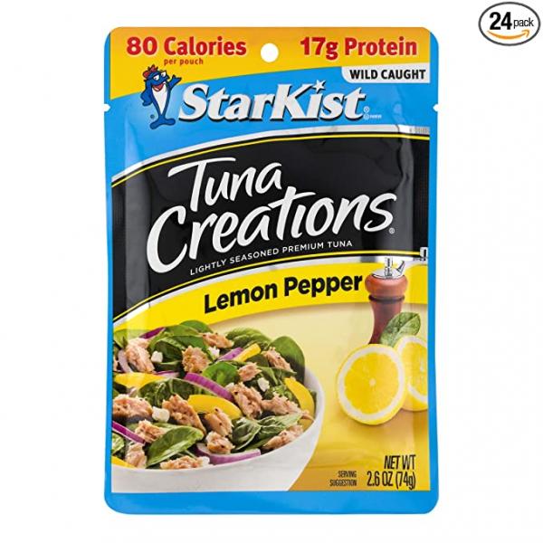 Starkist Tuna Lemon Pepper 2.6 Ounce Size - 24 Per Case.