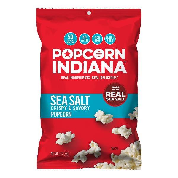 Caddy Popcorn Sea Salt 1.1 Ounce Size - 6 Per Case.