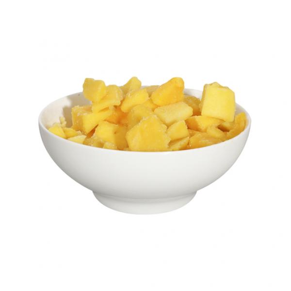 Savor Imports Mango Pieces Individual Quickfrozen 30 Pound Each - 1 Per Case.