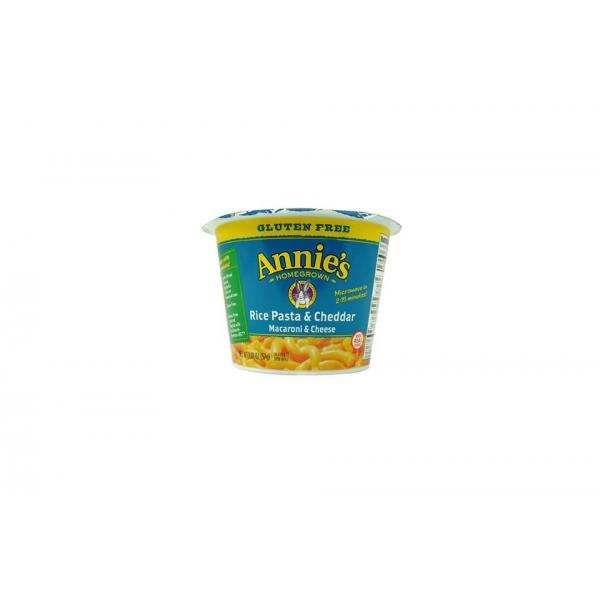 Annie's Gluten Free Cheddar Macaroni & Cheese Pasta 2.01 Ounce Size - 12 Per Case.