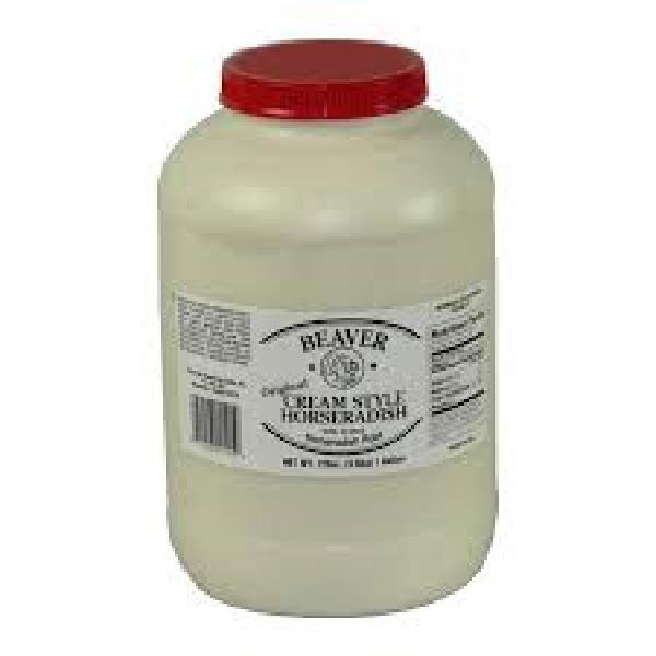 Beaver Cream Style Horseradish Bulk 8 Pound Each - 4 Per Case.