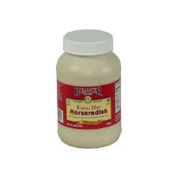 Bvr Extra Hot Horseradish Qts 2 Pound Each - 6 Per Case.