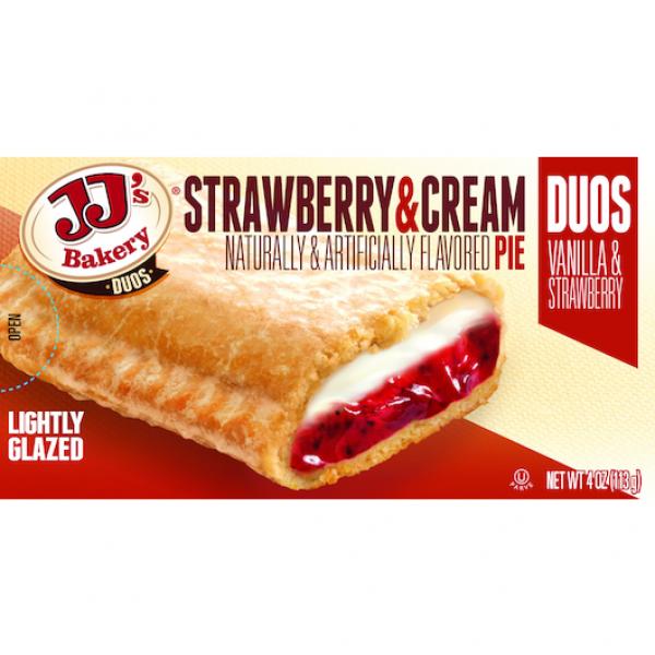 Jj's Bakery Strawberry & Cream Pie4 Ounce Size - 48 Per Case.