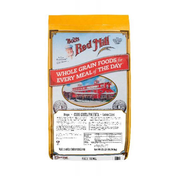 Bob's Red Mill Natural Foods Inc Corn Grits, 25 Pounds, 25 Pound Each - 1 Per Case.