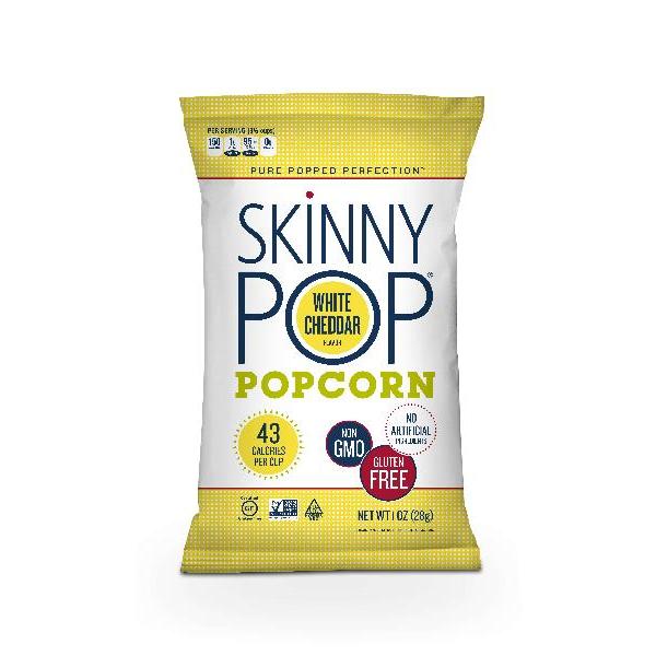 Skinnypop White Cheddar 1 Ounce Size - 6 Per Case.