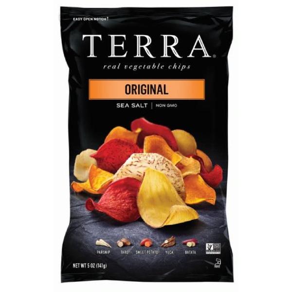 Terra Chip Original Exotic Vegetable Chips 5 Ounce Size - 12 Per Case.