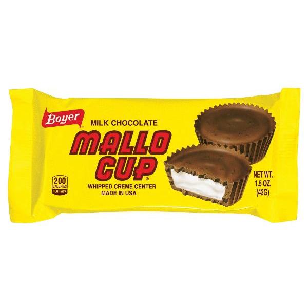 Mallo Cup Milk Chocolate Pack Vend 1.5 Ounce Size - 72 Per Case.