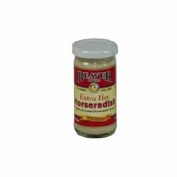 Bvr Extra Hot Horseradish 4 Ounce Size - 12 Per Case.