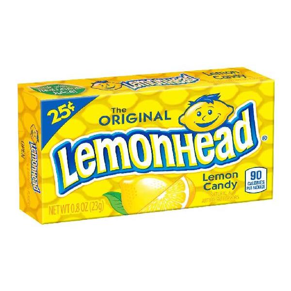 Lemonheads Original Candies Box 0.8 Ounce Size - 288 Per Case.