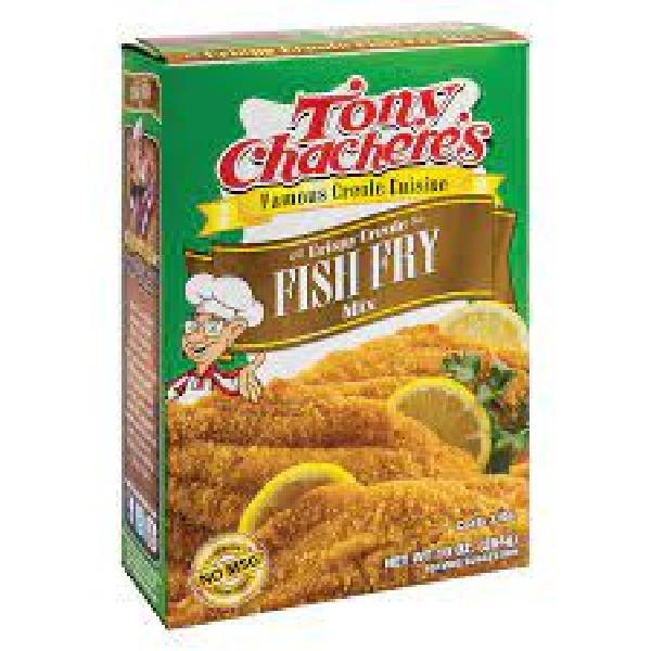 Tony Chachere's Crispy Fish Fry Breading 25 Pound Each - 1 Per Case.