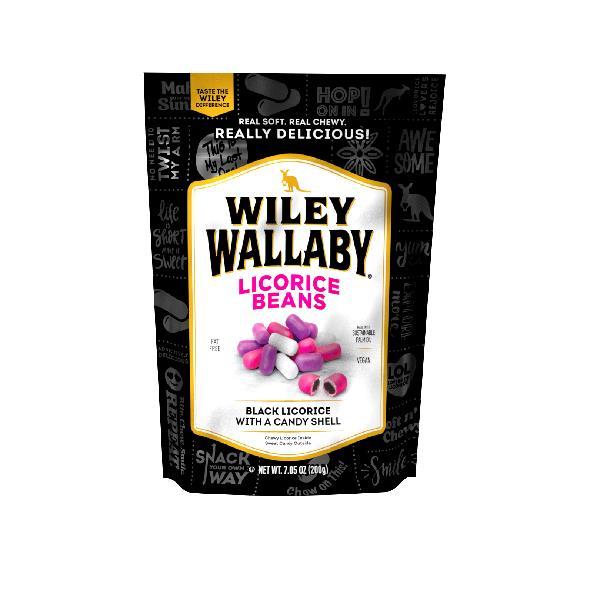 Wiley Wallaby Outback Beans Black Z 7.05 Ounce Size - 12 Per Case.