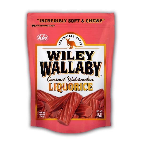 Wiley Wallaby Licorice Watermelon 10 Ounce Size - 10 Per Case.