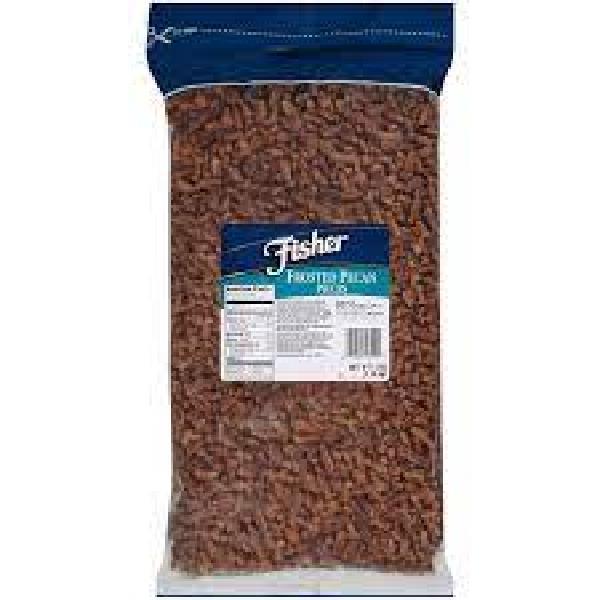 Fisher Frosted Pecan Pieces 5 Pound Each - 1 Per Case.