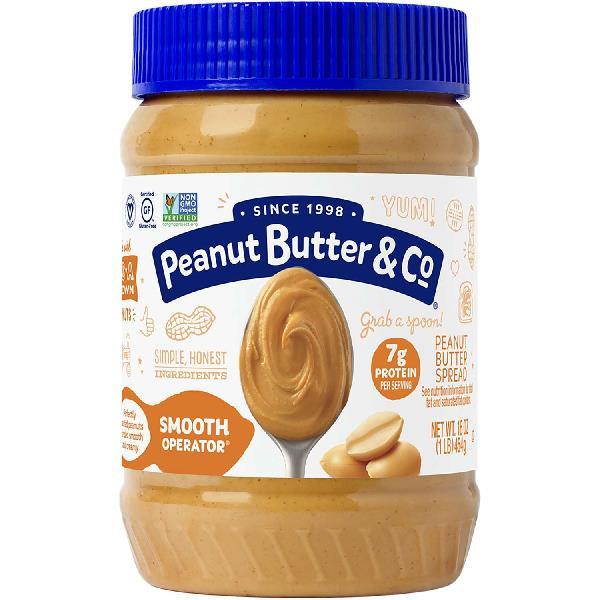 Smooth Operator Peanut Butter XAll Natural Smooth Peanut Butter Vegan Non Gmo Ko 16 Ounce Size - 6 Per Case.