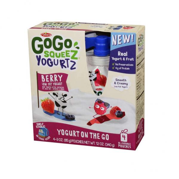 Gogo Squeez Yogurtz Berry 12 Ounce Size - 12 Per Case.
