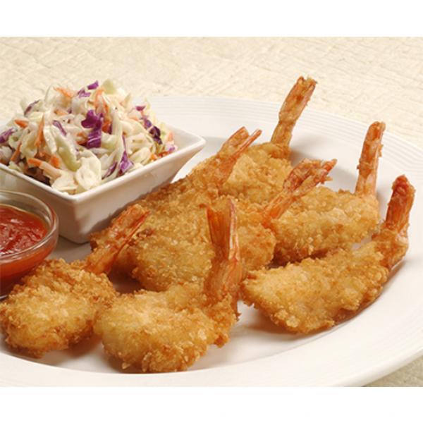 Mariner Jack Breaded Butterfly Shrimp Clean Tail 3 Pound Each - 4 Per Case.