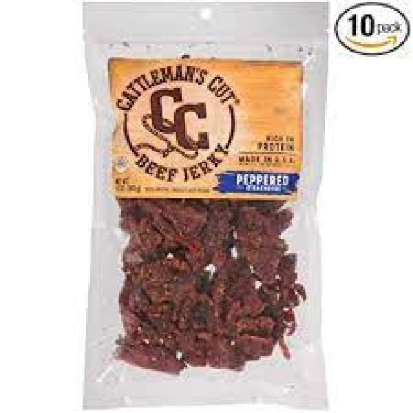 Lowreys Cattlemans Cut Peppered Steakhouse Beef10 Ounce Size - 10 Per Case.