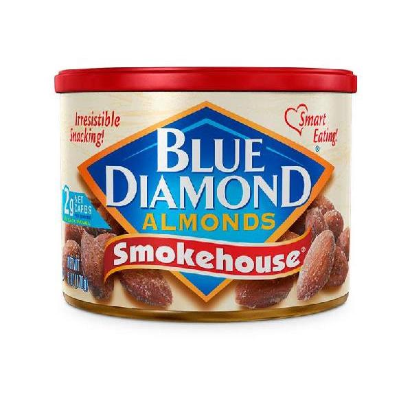 Blue Diamondsmokehouse Almonds 6 Ounce Size - 12 Per Case.