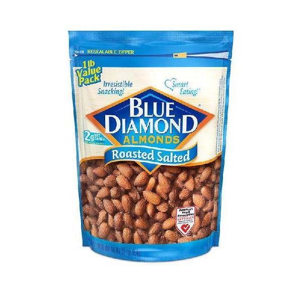 Blue Diamond Rstd Sltd Value Almonds 16 Ounce Size - 6 Per Case.