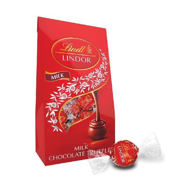 Lindt & Sprungli Lindor Milk Chocolate 5.1 Ounce Size - 6 Per Case.