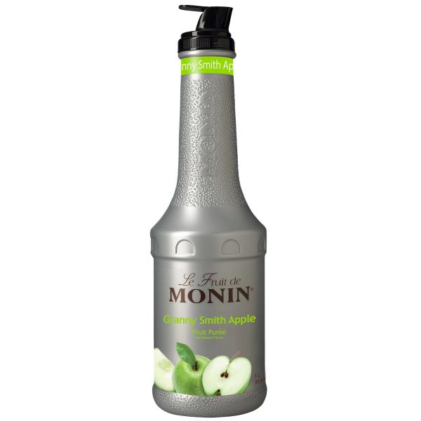 Monin Granny Smith Apple Puree, 1 Liter - 4 Per Case.