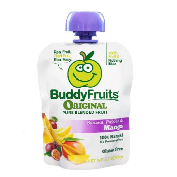 Buddy Fruits Originals Mango 3.2 Ounce Size - 18 Per Case.