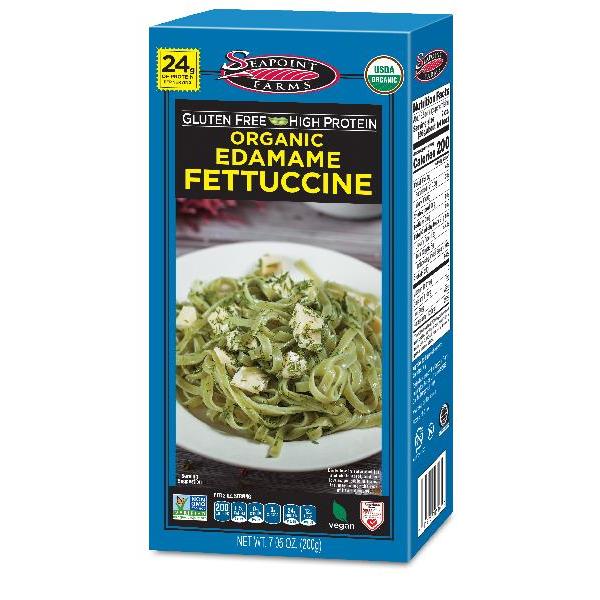Organic Edamame Fettuccine High Protein Andgluten Free 7.05 Ounce Size - 12 Per Case.