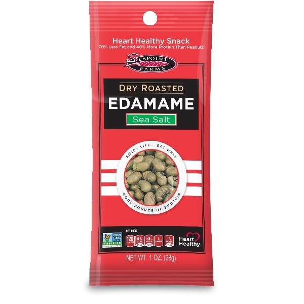 Dry Roasted Edamame Seasalt 1 Ounce Size - 50 Per Case.