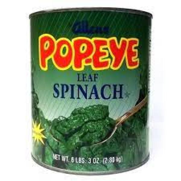 Allen Spinach Leaf Low Sodium Canned 99 Ounce Size - 6 Per Case.