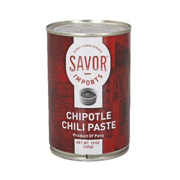 Savor Imports Pepper Paste Chipotle Chili 15 Ounce Size - 12 Per Case.
