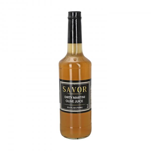 Savor Imports Dirty Martini Olive Juice Mix 750 ML - 6 Per Case.