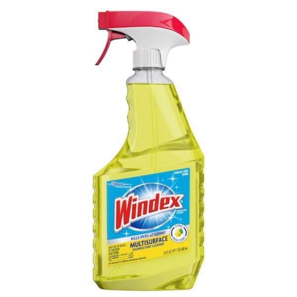 Windex Multi Surface Disinfectant 23 Fluid Ounce - 8 Per Case.