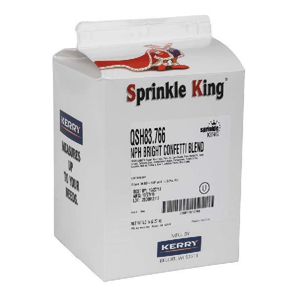 Decorettes Bright Confetti Blend Non Partially Hydrogenated 5 Pound Each - 4 Per Case.