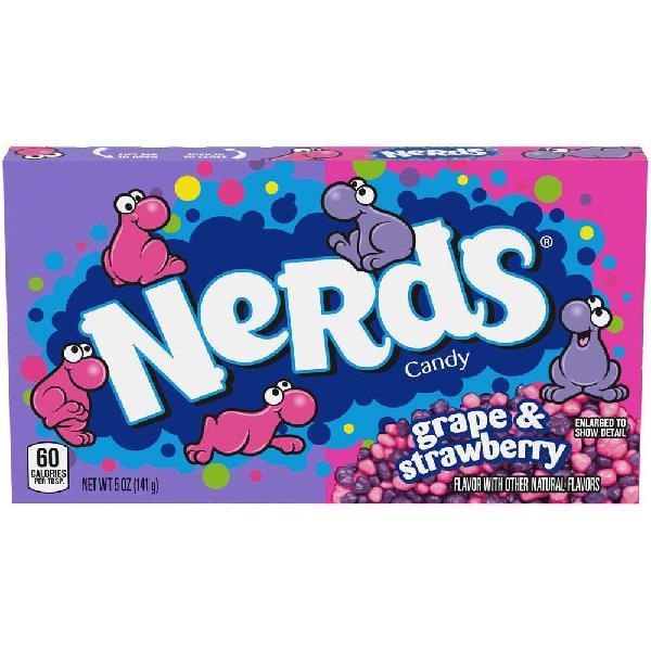 Nerds Grape Strawberry Theater Box 5 Ounce Size - 12 Per Case.