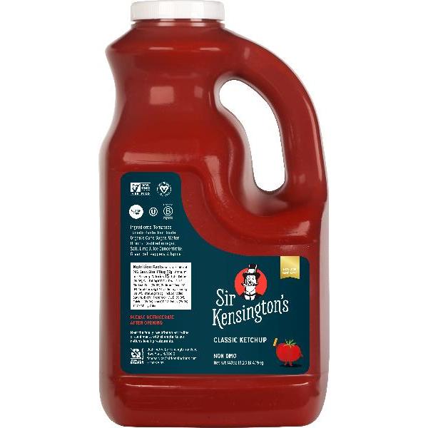 Sir Kensington's Condiment Ketchup Classic 148 Fluid Ounce - 4 Per Case.