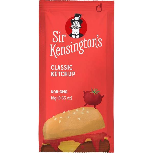 Sir Kensington's Condiment Ketchup Classic Gr 18 Grams Each - 600 Per Case.