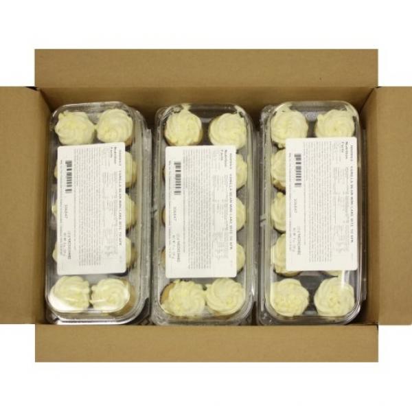 Vanilla Bean Mini Cupcakes 1.1 Ounce Size - 6 Per Case.