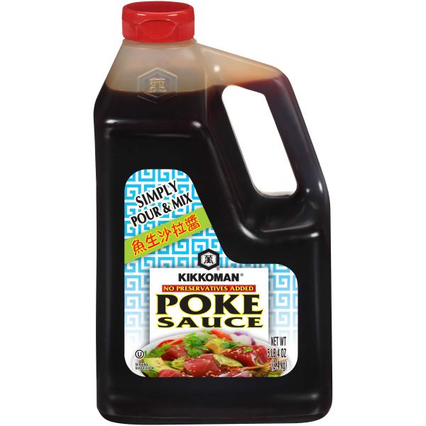 Kikkoman Preservative Free Poke Sauce 2.4 Kg - 6 Per Case.